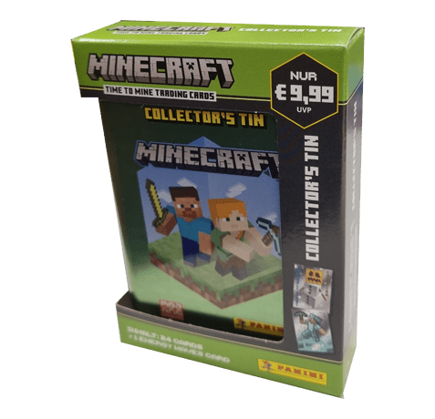Panini Minecraft 2 Trading Cards Time To Mine - Pocket Tin