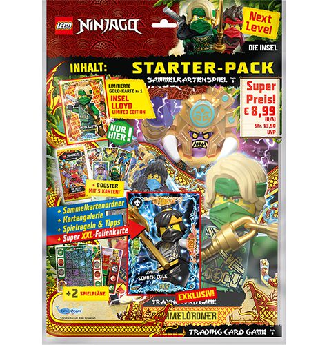 Lego Ninjago Serie 6 NEXT LEVEL Trading Cards Starterpack