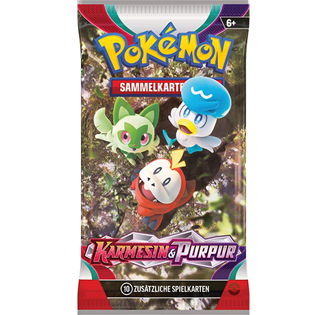 Pokemon Karmesin und Purpur - 1x Booster Deutsche Version – Bild 2