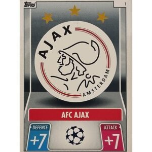 Topps Champions League 2021/2022 Nr 001 Ajax Team Badge
