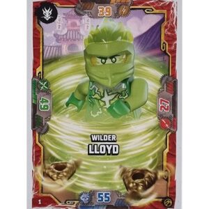 Lego Ninjago Serie 7 Trading Cards Geheimnisse der Tiefe - Nr 001 Wilder LLoyd