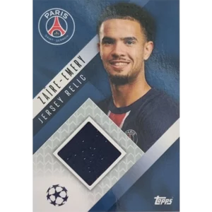 Topps Champions League EXTRA Match Attax 2024-2025 / 10 JR-WZE WARREN ZAIRE-EMERY / JERSEY RELIC