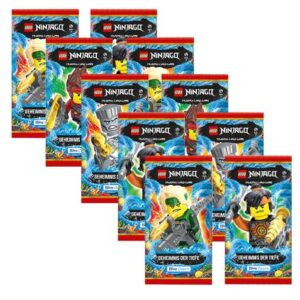 Lego Ninjago Serie 7 Trading Cards Geheimnisse der Tiefe - 10x Booster