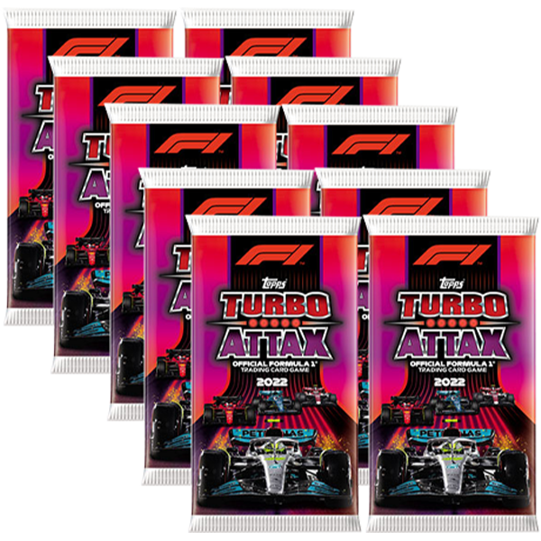 Topps Formula 1 Turbo Attax 2022 Trading Cards - 10x Booster – Bild 5