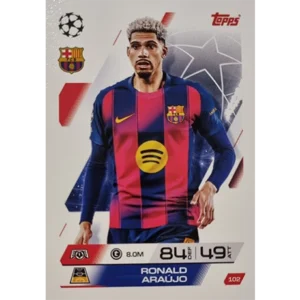 Topps Match Attax Champions League 2025/26 KARTE 102 RONALD ARAUJO