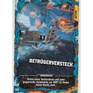 Lego Ninjago Serie 6 NEXT LEVEL Trading Cards Nr 103 Betrügerversteck