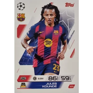 Topps Match Attax Champions League 2025/26 Karte 103 JULES KOUNDE