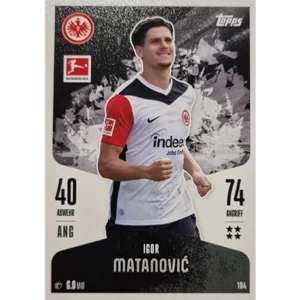 Topps Bundesliga Match Attax 2024/25 / Nr. 104 IGOR MATANOVIC