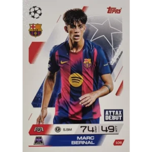 Topps Match Attax Champions League 2025/26 KARTE 106 MARC BERNAL