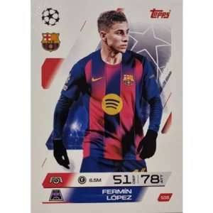 Topps Match Attax Champions League 2025/26 KARTE 108 FERMIN LOPEZ
