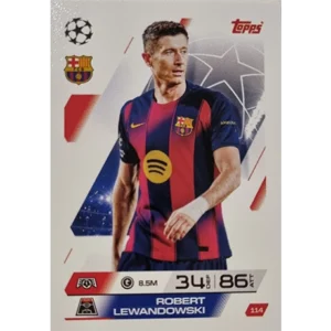 Topps Match Attax Champions League 2025/26 KARTE 114 ROBERT LEWANDOSKI