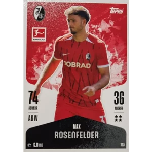 Topps Bundesliga Match Attax 2024/25 / Nr. 115 MAX ROSENFELDER