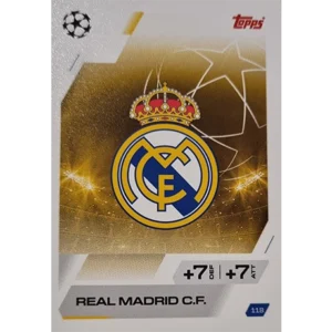 Topps Match Attax Champions League 2025/26 KARTE 118 REAL MADRID C.F.