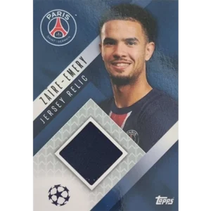 Topps Champions League EXTRA Match Attax 2024-2025 / 12 JR-WZE WARREN ZAIRE-EMERY / JERSEY RELIC