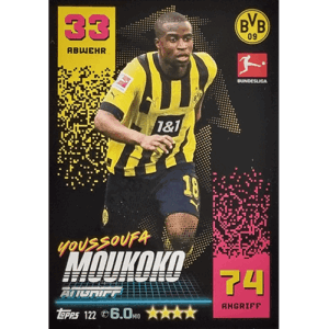 Topps Match Attax Bundesliga 2022-23 - Nr 122 Youssoufa Moukoko