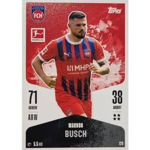 Topps Bundesliga Match Attax 2024/25 / Nr. 129 MARNON BUSCH