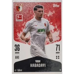 Topps Bundesliga Match Attax 2024/25 / Nr. 013 YUSUF KABADAYI