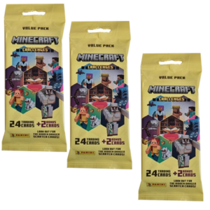 Panini Minecraft Trading Cards Serie 4 Challenges / 3x Fat Pack Value Pack (Deutsche Version)