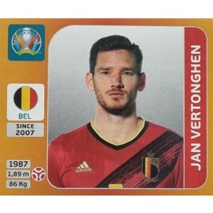 Panini EURO 2020 Sticker Nr 131 Jan Vertonghen