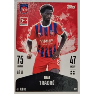 Topps Bundesliga Match Attax 2024/25 / Nr. 132 OMAR TRAORE