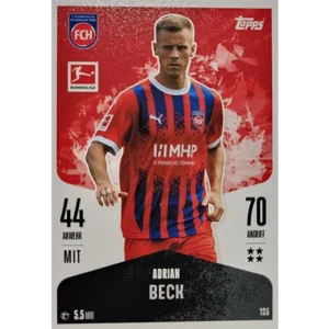 Topps Bundesliga Match Attax 2024/25 / Nr. 135 ADRIAN BECK