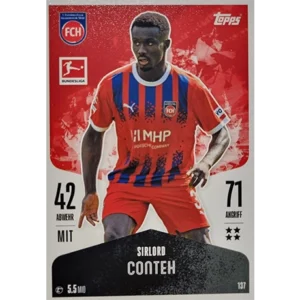 Topps Bundesliga Match Attax 2024/25 / Nr. 137 SIRLORD CONTEH