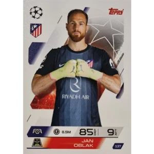 Topps Match Attax Champions League 2025/26 Karte 137 JAN OBLAK
