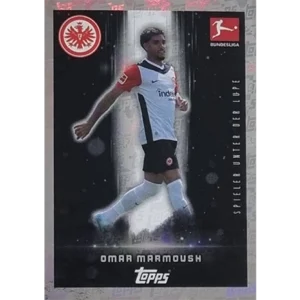 Topps Bundesliga Sticker Saison 2024/2025 / Sticker Nummer 141 Omar Marmoush / Spieler unter der Lupe