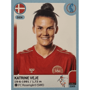 Panini Frauen EM 2022 Sticker - Nr 141 Katrine Veje
