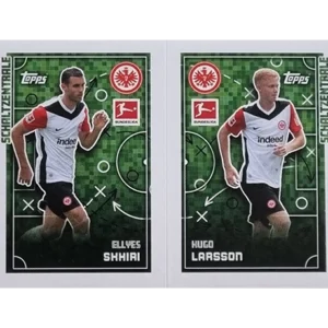 Topps Bundesliga Sticker Saison 2024/2025 / Sticker Nummer 142-143 Skhiri & Larsson