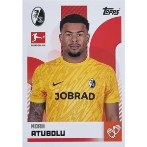Topps Bundesliga Sticker Saison 2024/2025 / Sticker Nummer 148 Noah Atubolu