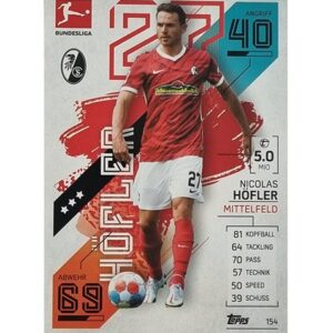 Topps Match Attax Bundesliga 2021/22 Nr 154 Nicolas Höfler
