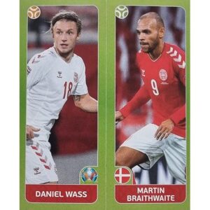 Panini EURO 2020 Sticker Nr 154 Wass Braithwaite