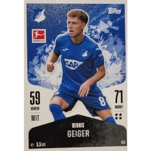 Topps Bundesliga Match Attax 2024/25 / Nr. 155 DENNIS GEIGER