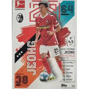 Topps Match Attax Bundesliga 2021/22 Nr 156 Woo Yeong Jeong