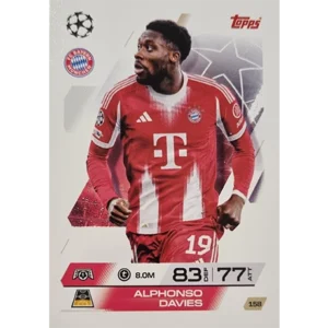 Topps Match Attax Champions League 2025/26 KARTE 158 ALPHONSO DAVIES