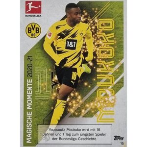 Topps Match Attax Bundesliga 2021/22 Nr 016 Youssoufa Moukoko