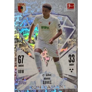 Topps Bundesliga Match Attax 2024/25 / Nr. 016 NOAHKAI BANKS / ROHDIAMANT / NORMAL ODER PARALLEL NICHT AUSWÄHLBAR