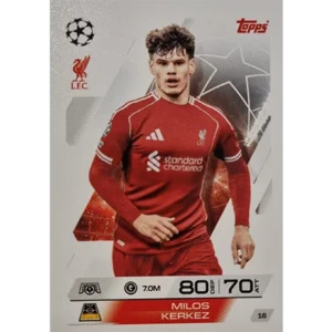 Topps Match Attax Champions League 2025/26 Karte 016 MILOS KERKEZ