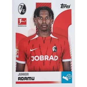 Topps Bundesliga Sticker Saison 2024/2025 / Sticker Nummer 160 Junior Adamu
