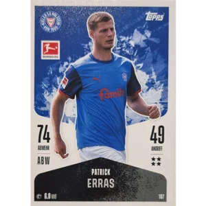 Topps Bundesliga Match Attax 2024/25 / Nr. 167 PATRICK ERRAS