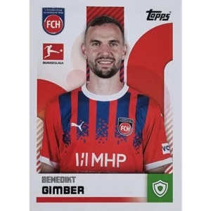 Topps Bundesliga Sticker Saison 2024/2025 / Sticker Nummer 173 Benedikt Gimber