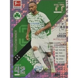 Topps Match Attax Bundesliga 2021/22 Nr 178 Julian Green