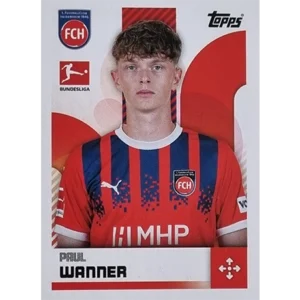 Topps Bundesliga Sticker Saison 2024/2025 / Sticker Nummer 179 Paul Wanner