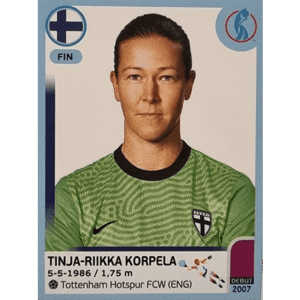 Panini Frauen EM 2022 Sticker - Nr 179 Tinja-Riikka Korpela