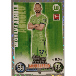 Topps Match Attax Bundesliga 2022-23 - Nr 018 Maximilian Arnold Heritage