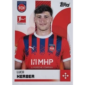 Topps Bundesliga Sticker Saison 2024/2025 / Sticker Nummer 180 Luca Herber