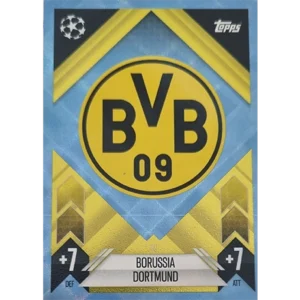 Topps Champions League Match Attax 2024/2025 / 181 BORUSSIA DORTMUND LOGO / Blau Parallel