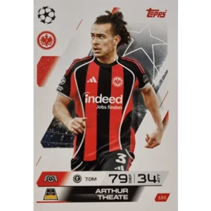 Topps Match Attax Champions League 2025/26 KARTE 185 ARTHUR THEATE