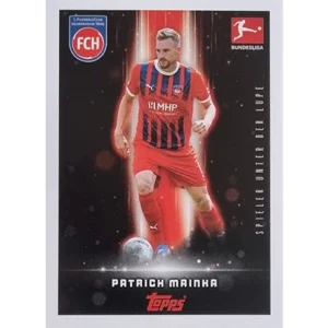 Topps Bundesliga Sticker Saison 2024/2025 / Sticker Nummer 189 Patrick Mainka / Spieler unter der Lupe